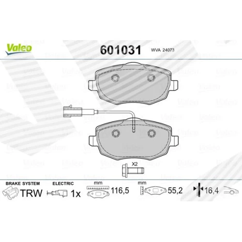 BRAKE PADS FOR DISC BRAKES - 0