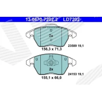 Brake pads for disc brakes