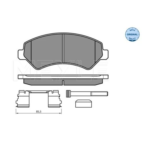 BRAKE PADS FOR DISC BRAKES - 1