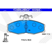 Brake pads for disc brakes