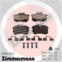 Brake pads for disc brakes