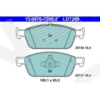 Brake pads for disc brakes