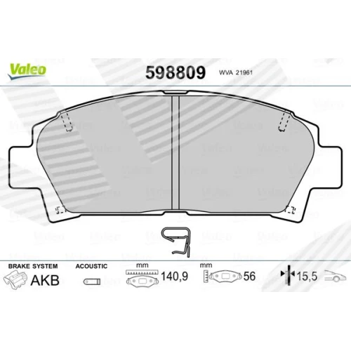 BRAKE PADS FOR DISC BRAKES - 0