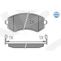 Brake pads for disc brakes