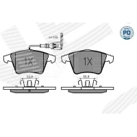 Brake pads for disc brakes