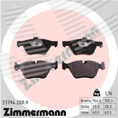 BRAKE PADS FOR DISC BRAKES - 0