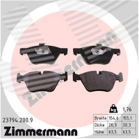 Brake pads for disc brakes