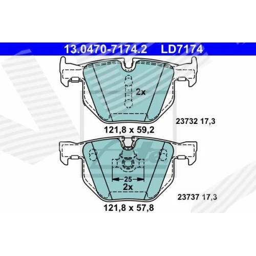 BRAKE PADS FOR DISC BRAKES - 0