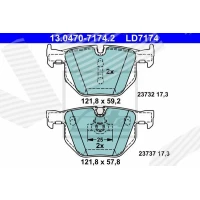 Brake pads for disc brakes