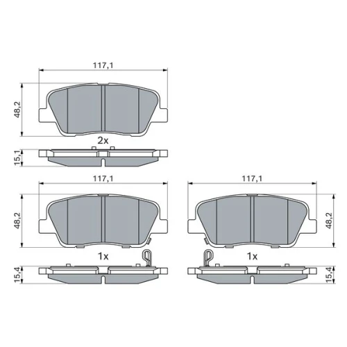 BRAKE PADS FOR DISC BRAKES - 4