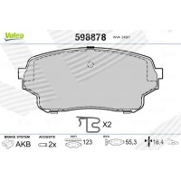 Brake pads for disc brakes