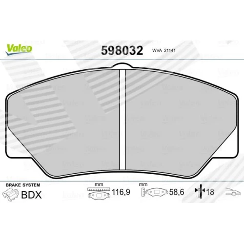 BRAKE PADS FOR DISC BRAKES - 0