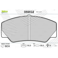 Brake pads for disc brakes