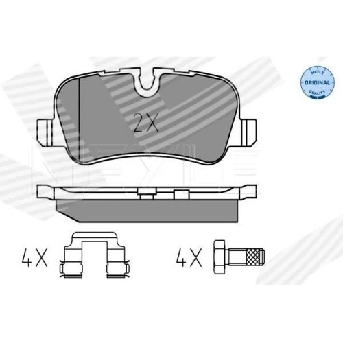 BRAKE PADS FOR DISC BRAKES - 1