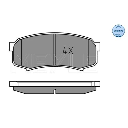 BRAKE PADS FOR DISC BRAKES - 1