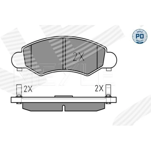 BRAKE PADS FOR DISC BRAKES - 1