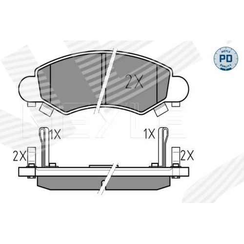 BRAKE PADS FOR DISC BRAKES - 0