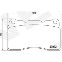 Brake pads for disc brakes