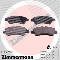 Brake pads for disc brakes