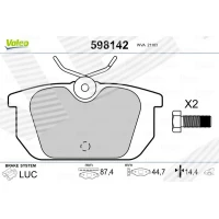 Brake pads for disc brakes