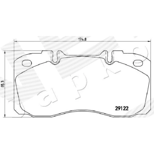 BRAKE PADS FOR DISC BRAKES - 1