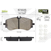 Brake pads for disc brakes