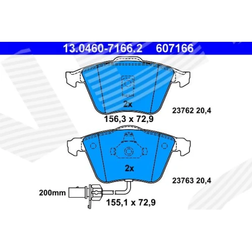 BRAKE PADS FOR DISC BRAKES - 0