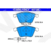 Brake pads for disc brakes