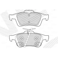 Brake pads for disc brakes