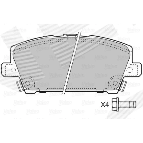 BRAKE PADS FOR DISC BRAKES - 1