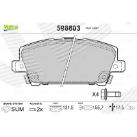 Brake pads for disc brakes