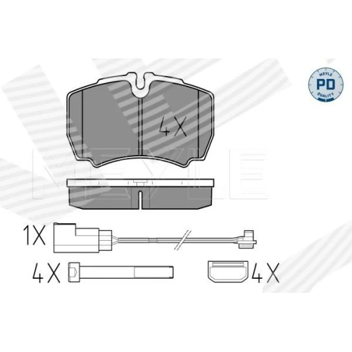 BRAKE PADS FOR DISC BRAKES - 0