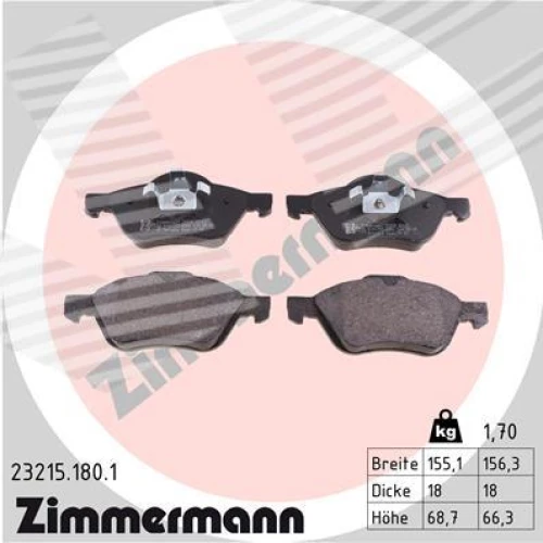 BRAKE PADS FOR DISC BRAKES - 0