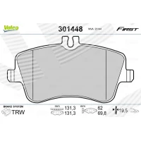 Brake pads for disc brakes