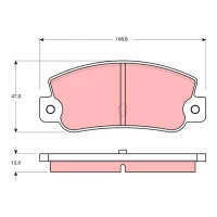 Brake pads for disc brakes