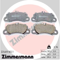 Brake pads for disc brakes