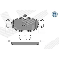 Brake pads for disc brakes