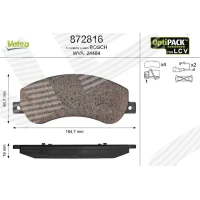 Brake pads for disc brakes