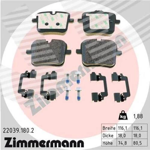 BRAKE PADS FOR DISC BRAKES - 0