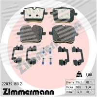 Brake pads for disc brakes