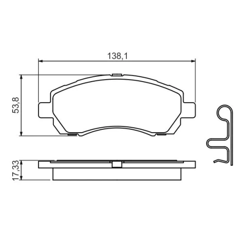 BRAKE PADS FOR DISC BRAKES - 4