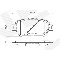 Brake pads for disc brakes