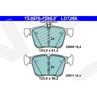 Brake pads for disc brakes