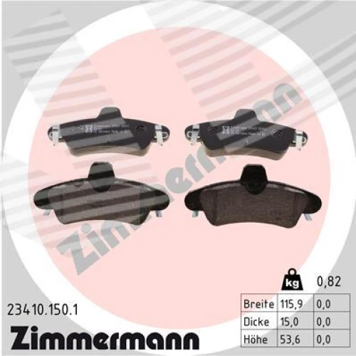 BRAKE PADS FOR DISC BRAKES - 0