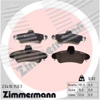 Brake pads for disc brakes