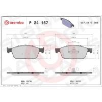 Brake pads for disc brakes