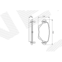 Brake pads for disc brakes