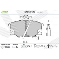 Brake pads for disc brakes