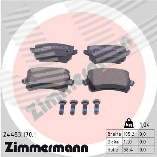 BRAKE PADS FOR DISC BRAKES - 0