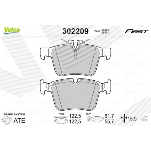 BRAKE PADS FOR DISC BRAKES - 0